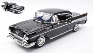CHEVROLET BEL AIR HARDTOP 1957 BLACK 1:18 - Picture 1 of 1