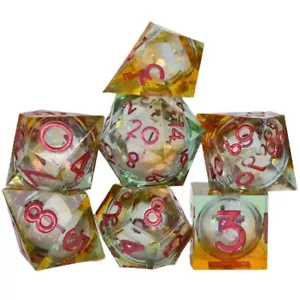 Juego de dados - My Tai - Hecho a mano - 7 dados de resina - Imagen 1 de 4
