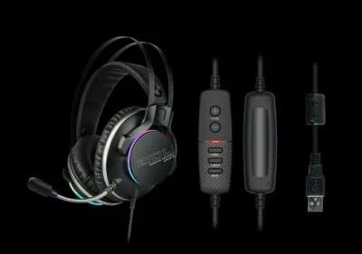  7.1 Virtual Surround Sound Gaming Headset with RGB Lights ZIDLI ZH23 NEW IN BOX - Image 1 of 4