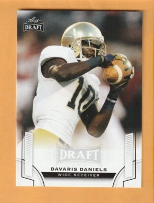 Davaris Daniels Notre Dame Irish 2015 Leaf Draft #67 Vernon Hills Illinois - Image 1 of 2