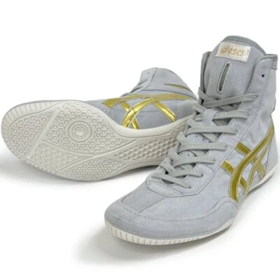 ASICS Wrestling Boxing Shoes EX-EO (Successor to TWR900) Gray x Gold