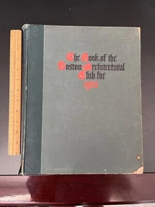 "Book of the Boston Architectural Club" 1925 Large Hardcover Illustrated Folio - Picture 1 of 12