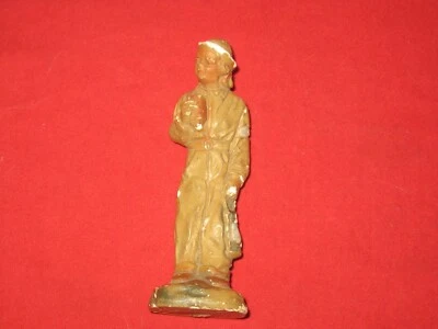 Enfermera vintage con botella de plasma, J.H. Miller, tiza, 4,5 pulgadas Foto 1 de 4