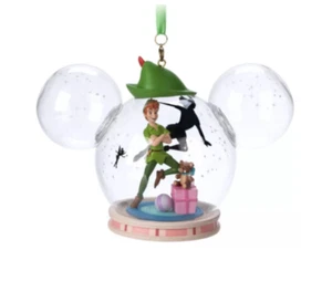 Disney Peter Pan Weihnachtsschmuck Tinker Bell Mickey Mouse Glas Skizzenbuch - Bild 1 von 10