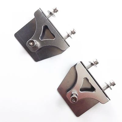 2pcs CNC Trim Tabs 38mm X 30mm set for small electric nitro rc boat 282 - Image 1 of 4