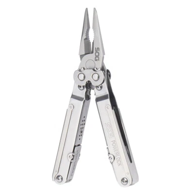 SOG Multitool PowerLock V-Cutter Multifunktionswerkzeug Outdoor 18 Werkzeuge - Bild 1 von 4