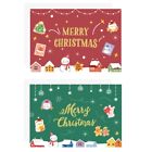 Merry Christmas Greet Cards 4.13in Width Cards Qulity White Kraft Paper Material