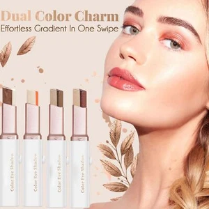 Bastone ombretto opaco sfumato doppio colore per trucco occhi stupendo CrB2 - Foto 1 di 18