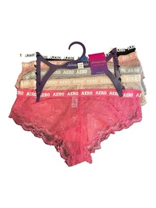 Neu mit Etikett Paket 5 Paar Aeropostale L Logo Spitze freche Unterwäsche Höschen - Bild 1 von 3