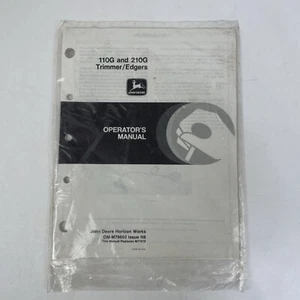 JOHN DEERE 100G AND 200G TRIMMER/EDGER OPERATORS MANUAL - Picture 1 of 4