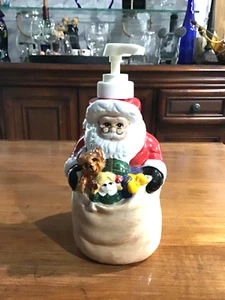 Dispenser di sapone o lozione Babbo Natale, vacanze di Natale. - Foto 1 di 3