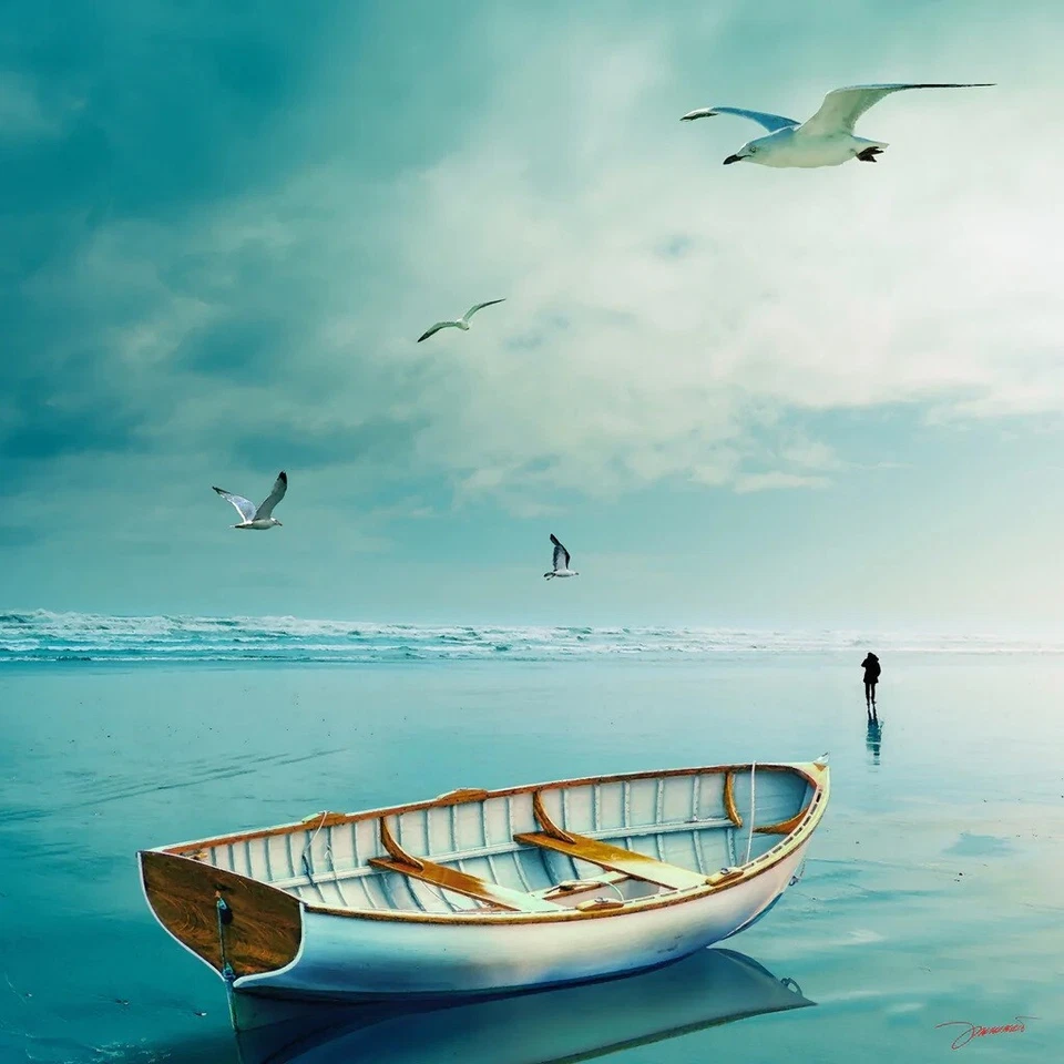 Pôster Beach 7, Carlos Casamayor, impressão artística 14" x 11" 3329 - Imagem 1 de 1