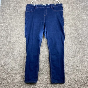 New Look Curves EMILEE Jegging Jeans Women's Size 18 Blue High Rise Dark Wash - Picture 1 of 11