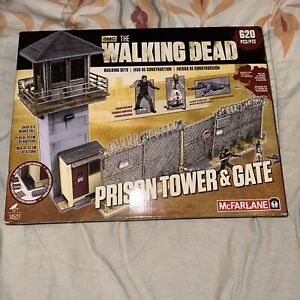 McFarlane WALKING DEAD Prison Tower-Gate Mini-Figure Building 620 pcs New