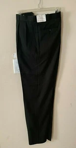 Cordovan & Grey  Black Wool Pant Size 41 NWT - Picture 1 of 6