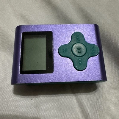 Eclipse Fit Clip 4GB MP3 Player Blue Purple For Parts *UNTESTED* - Image 1 of 2