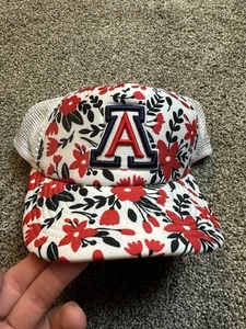 Zephyr Arizona Wildcats Floral Baseball Cap One Size Mesh Snapback NEW - Picture 1 of 4