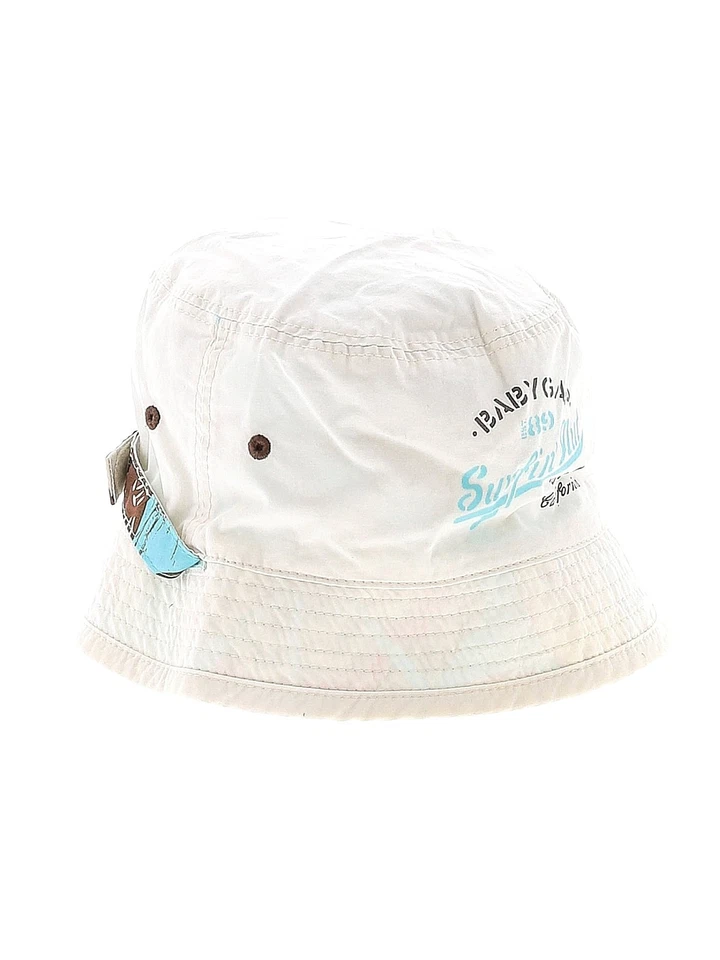 Sombrero cubo blanco Baby Gap niñas talla única Foto 1 de 1