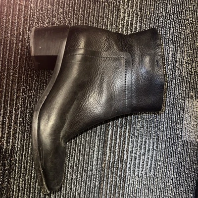 Max Mara Black Leather Boots Size 8 - Image 1 of 4