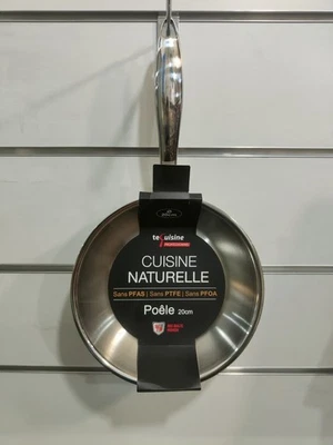 Poêle Inox 20cm Tous Feux Dont Induction Neuve - Photo 1/4