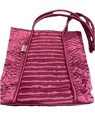 Bolso NaRaYa Satinado Acolchado Mujer Bolsos de Mano Bolso de Mano con Cremallera, Rosa, Foto 1 de 4