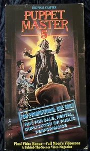 Puppet Master 5: The Final Chapter VHS Tape Promotional Screener 1994 TESTED - Bild 1 von 11