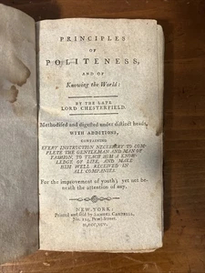 1795 Principles Of Politeness - Picture 1 of 9
