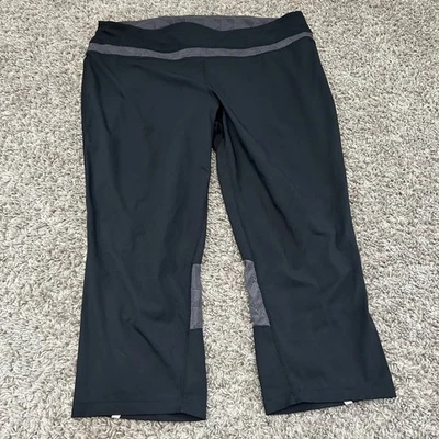 Tangerine Womens XL/XG Capri Leggings Activewear Athletic Workout Black Grey - Image 1 of 4