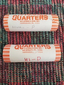 2008 P&D $10 HAWAII QUARTER ROLLS UNC SET - Picture 1 of 1