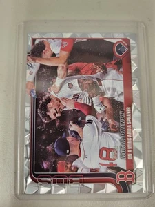 2025 Topps Series 1 Boston Red Sox Dub & Drench #312 Diamante Foil - Picture 1 of 2
