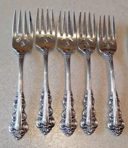 Oneida 5 Salad Forks SOUTHERN BAROQUE Artistry Stainless By Oneida USA - Picture 1 of 3