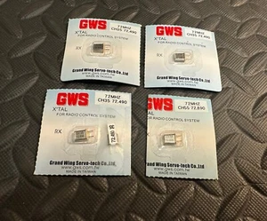 Lot Of 4 Pack GWS GWX1/R72490 X’TAL RX Crystal 72MHZ/CH.35/72.490 New - Picture 1 of 3