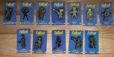 Fallout Loot Crate Pins PICK YOUR PIN - Image 1 of 4