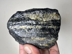 Pietra di cristallo di tormalina nera grezza minerale grezzo 1 libbra 12 oz - Foto 1 di 4