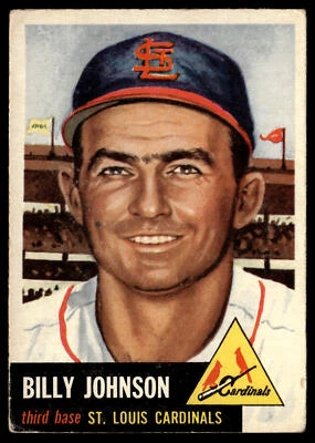 1953 Topps Billy Johnson #21 St. Louis Cardinals - Image 1 of 2