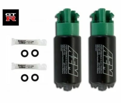 AEM 340lph E85-Compatible Compacto Depósito Bomba #50-1215 para : Nissan GTR R35 - Imagen 1 de 4