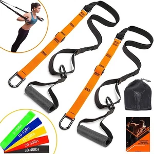 Schlingentrainer Widerstandsbänder Fitnessbänder Sling Trainer Gymnastikband - Bild 1 von 6
