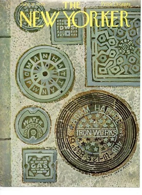 ORIGINAL COVER  FOR NEW YORKER MAGAZINE 31ST  JULY 1965 BY LAURA JEAN ALLEN - Image 1 of 2