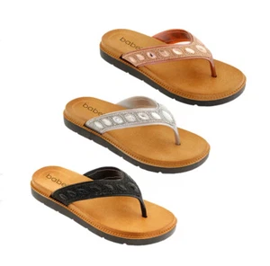Womens Sandal Ivy Bling Rhinestone Slip-on Flip Flops - Picture 1 of 4