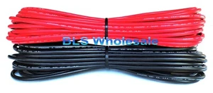 Cable de alimentación primario automático de calibre 8 rojo y negro de 50 pies para automóvil - Imagen 1 de 11