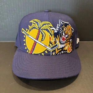 Florida Panthers New Era 7 1/2 Mütze 5950 NHL Wolle Palme Hockeyschläger Logo - Bild 1 von 6