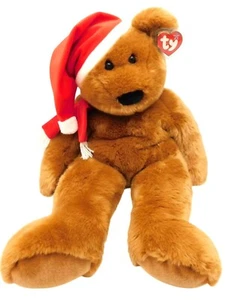 Vintage TY Beanie Baby extra groß XL Urlaub Teddybär Plüsch mit Etikett 30 Zoll - Bild 1 von 5