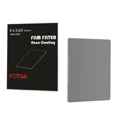 FOTGA Cinema 4X5.65" ND0.6 (2-stop) Square Neutral Density ND4 Filter Glass - Image 1 of 4
