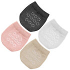 4 Pairs of Women's Half Palm Socks: Toe Covers for Happy and