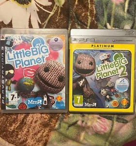 Little Big Planet 1 & 2 Game Bundle PS3 Complete with Manuals - Picture 1 of 9