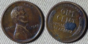 Error : 1945 Cent Broadstruck IREC1949 - Picture 1 of 1