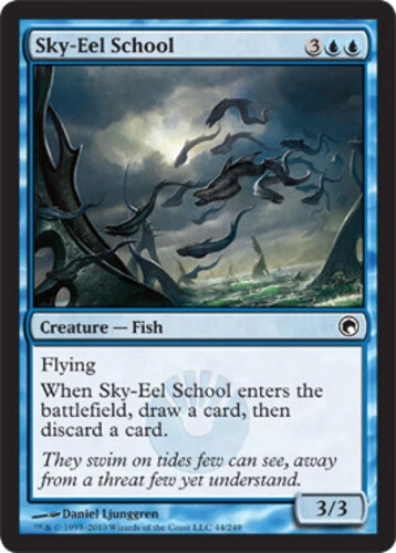 Scars of Mirrodin - Sky-Eel School - Foil - Image 1 of 1