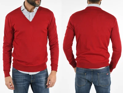 Suéter De Punto V-Cuello DSQUARED2 Jumper Pullover XL - Imagen 1 de 4