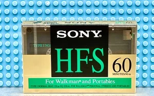 SONY HF S 60 1992 TYPE I LEERKASSETTE TAPE (1) (VERSIEGELT) - Bild 1 von 3