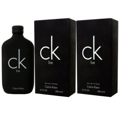 Calvin Klein CK Be 2 x 200 ml Eau de Toilette EDT Set Unisex Duft